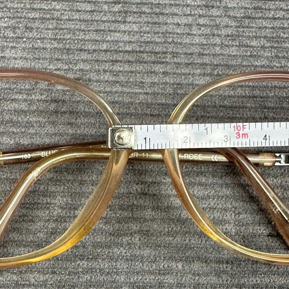 Blue Ribbon Marchon BR 11 Grey Rose Oversized‎ Rounded Eyeglass Frames 130 55-15